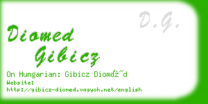 diomed gibicz business card